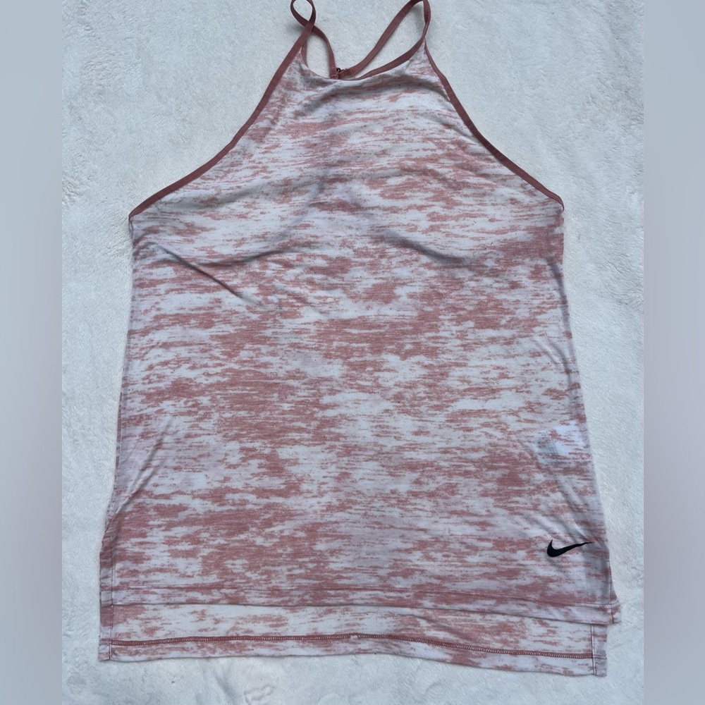 Nike Women's Marbled Pink Tank Top